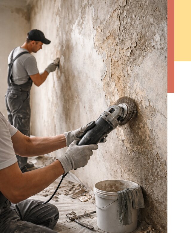 Снятие и удаление краски со стен в Ярославле от 2156 руб. — ОТДЕЛОЧНИК-Рсл