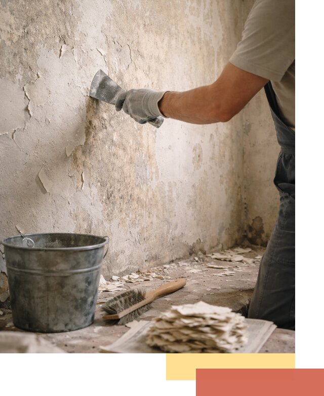 Удаление старой краски со стен в Ярославле качественно и быстро