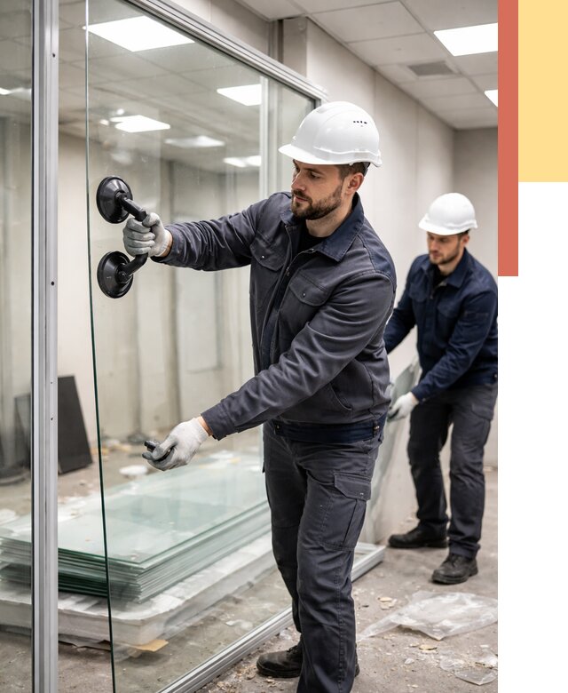 Демонтаж стеклянных перегородок в Ярославле от 3286 руб. — быстро и недорого | ОТДЕЛОЧНИК-Рсл