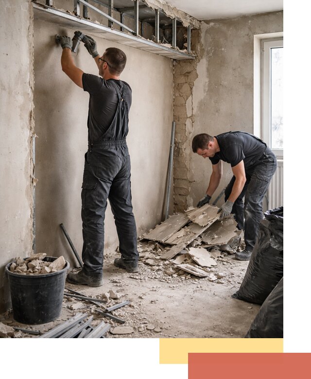 Демонтаж короба из гипсокартона в Ярославле быстро и аккуратно