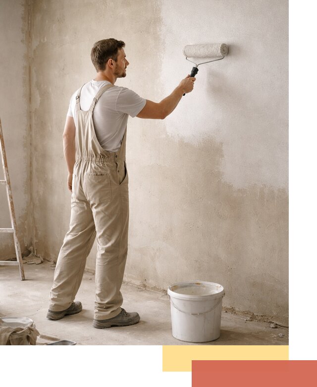 Грунтовка стен под отделку в Ярославле профессиональным раствором
