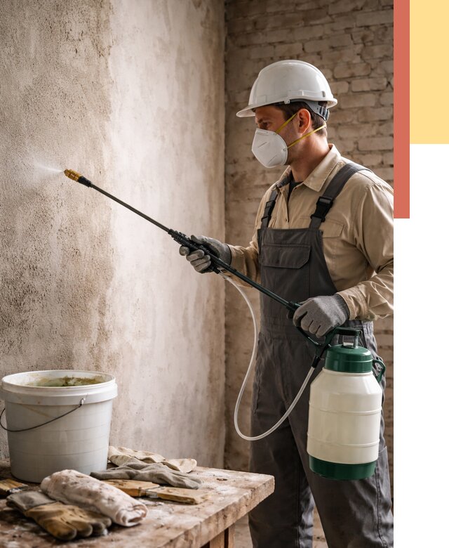 Антисептическая обработка стен в Ярославле от 1232 руб. — быстро и недорого | ОТДЕЛОЧНИК-Рсл