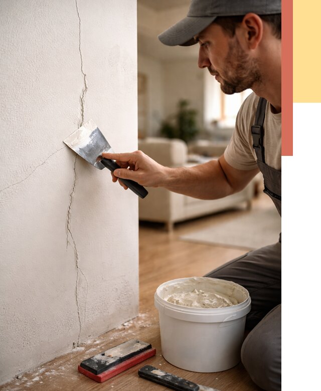 Заделка трещин и сколов в Ярославле от 2516 руб. — быстро и недорого | ОТДЕЛОЧНИК-Рсл