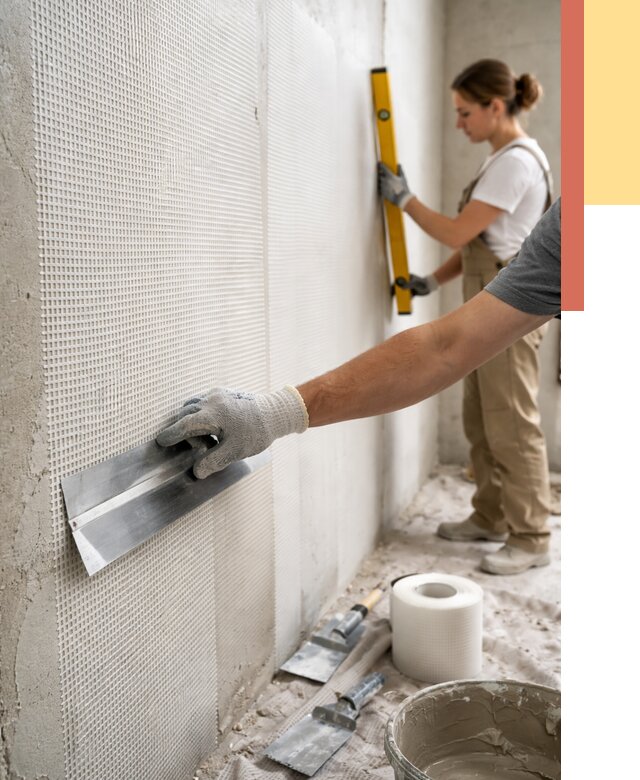 Армирование стен стеклосеткой в Ярославле от 3286 руб. под ключ | ОТДЕЛОЧНИК-Рсл