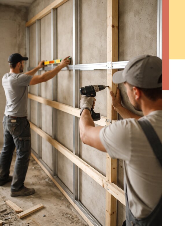 Устройство обрешетки под панели в Ярославле от 2156 руб. — монтаж под ключ | ОТДЕЛОЧНИК-Рсл