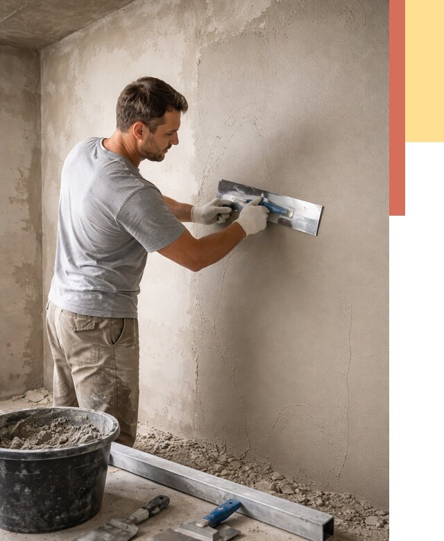 Штукатурка стен без маяков в Ярославле от 7393 руб/м2 — услуги и цена | ОТДЕЛОЧНИК-Рсл