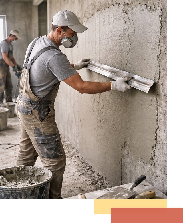 Штукатурка бетонных стен в Ярославле качественно и долговечно