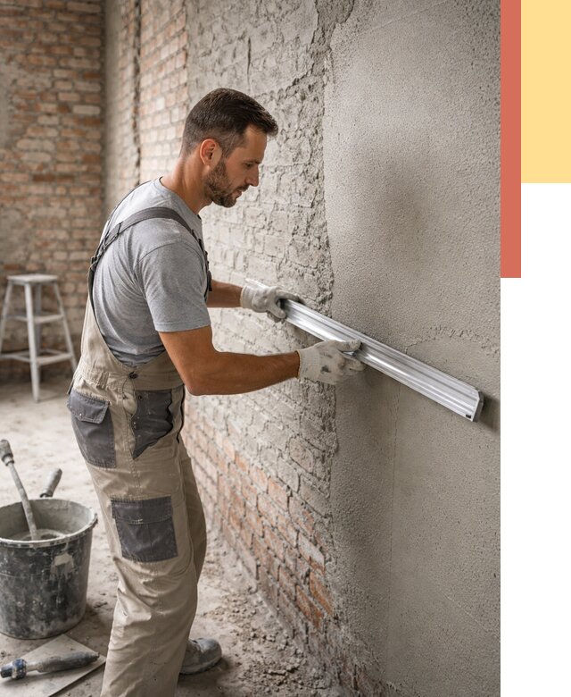 Штукатурка кирпичных стен в Ярославле от 4621 руб/м2 — быстро и недорого | ОТДЕЛОЧНИК-Рсл