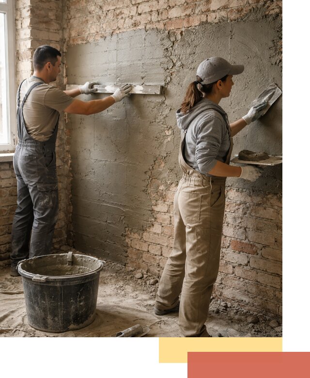 Штукатурка кирпичных стен в Ярославле — качественно и надежно