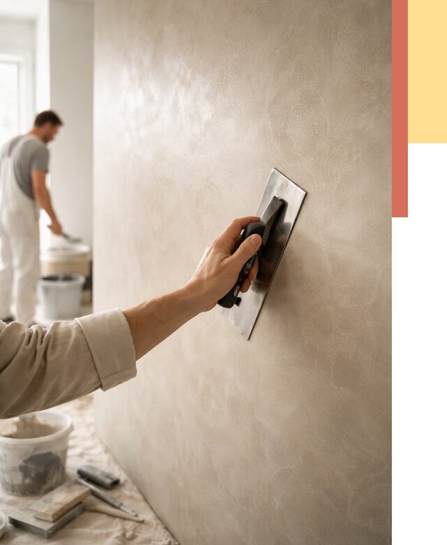 Венецианская штукатурка в Ярославле от 3594 руб/м² — нанесение стен под ключ | ОТДЕЛОЧНИК-Рсл