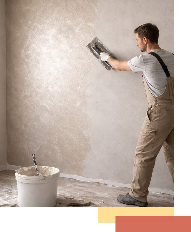 Декоративная штукатурка «Мокрый шелк» под ключ в Ярославле