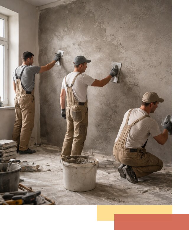 Декоративная штукатурка под бетон в Ярославле для стен и потолков