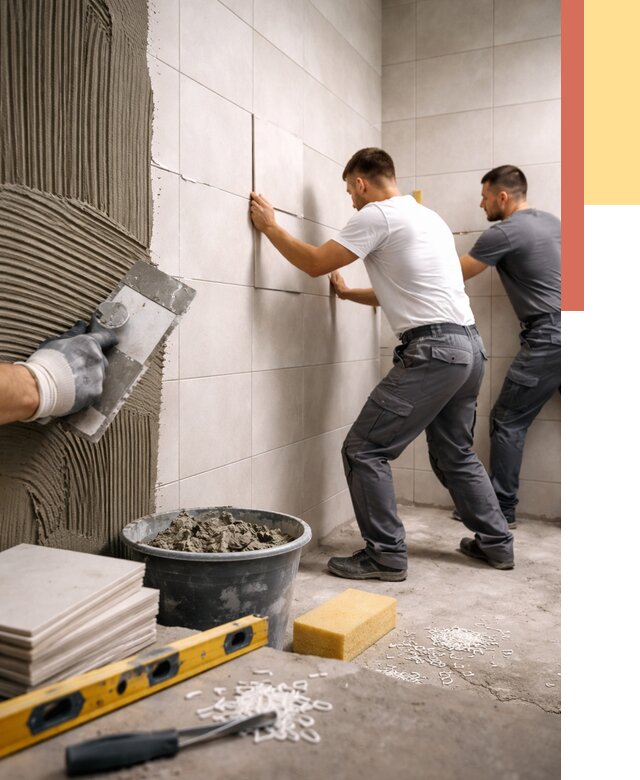 Укладка плитки на стены в Ярославле от 873 руб. — качественно и недорого | ОТДЕЛОЧНИК-Рсл