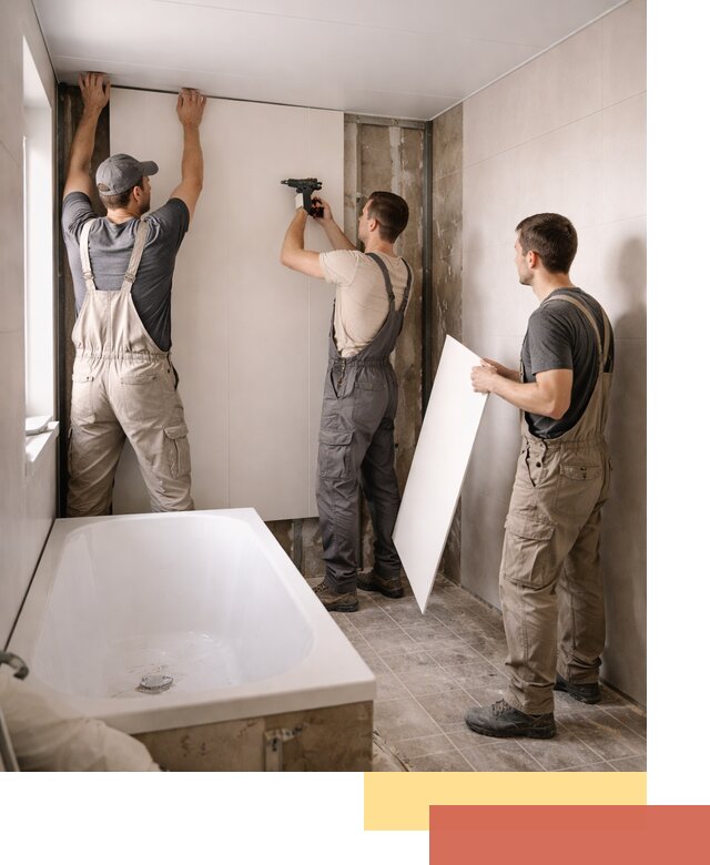 Отделка ванной панели ПВХ профессионально в Ярославле