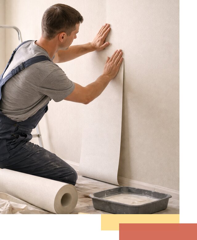 Поклейка флизелиновых обоев в Ярославле качественно и быстро