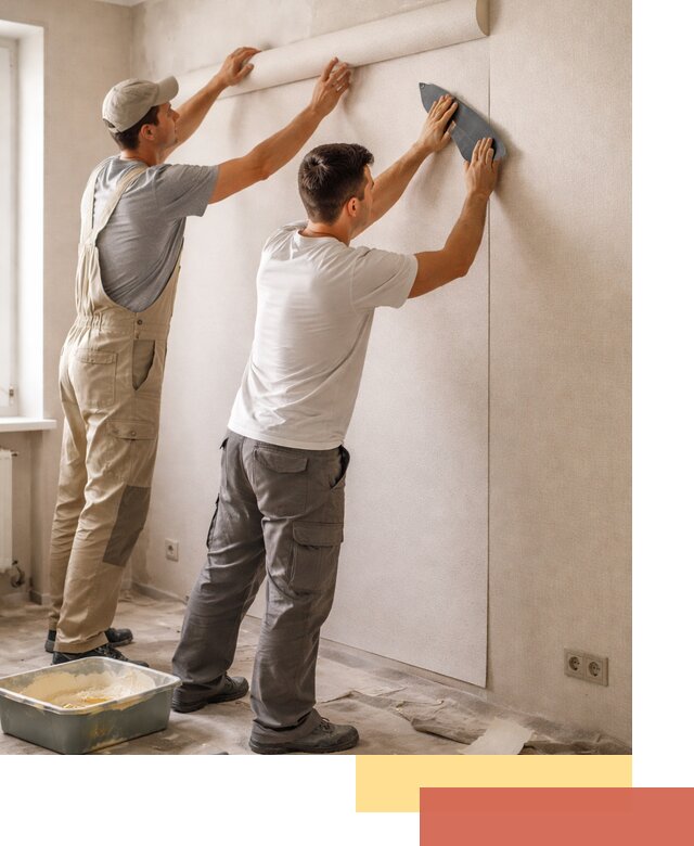 Поклейка виниловых обоев в Ярославле профессионально и качественно