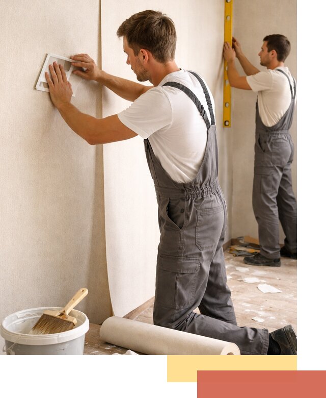 Поклейка бумажных обоев в Ярославле качественно и недорого