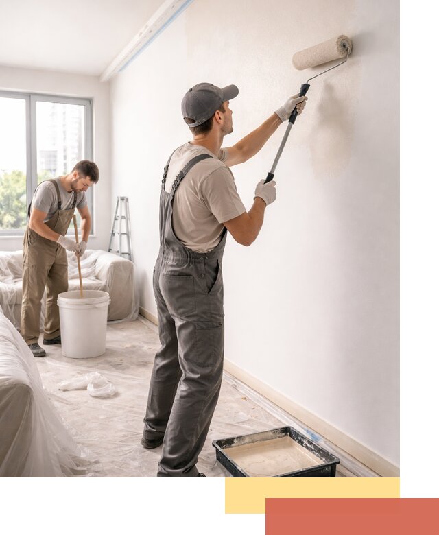 Покраска стен в офисе в Ярославле — быстрый и качественный ремонт