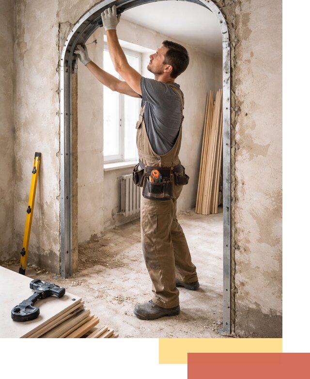 Устройство арочного проема в Ярославле под ключ