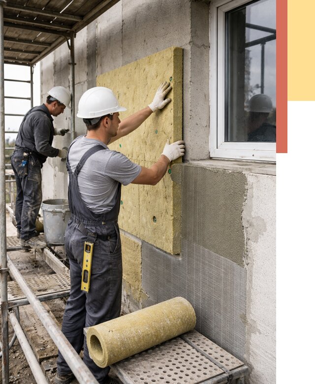 Утепление стен в Ярославле от 4415 руб. под ключ — быстро и недорого | ОТДЕЛОЧНИК-Рсл