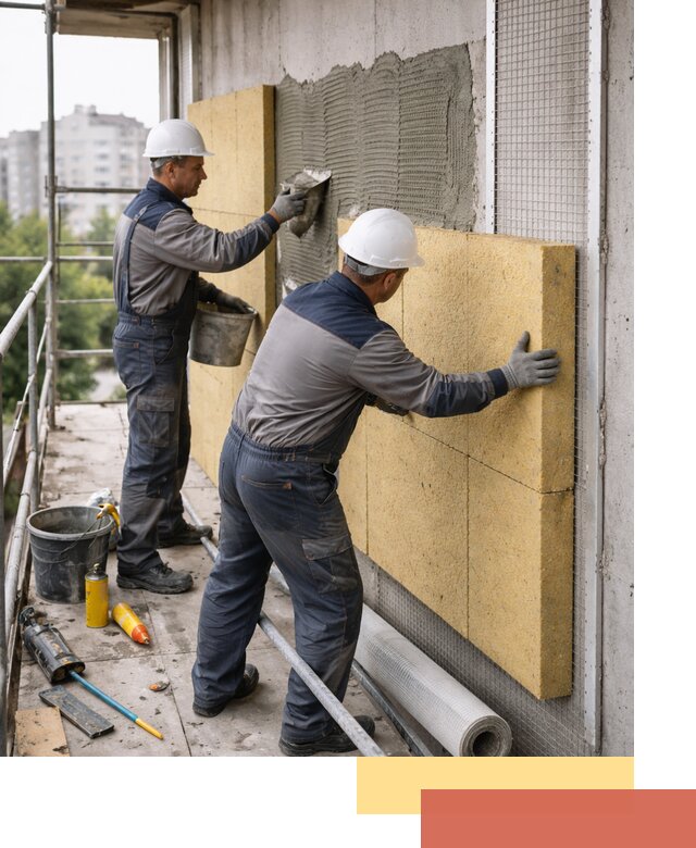 Утепление стен зданий и домов в Ярославле качественно и надежно