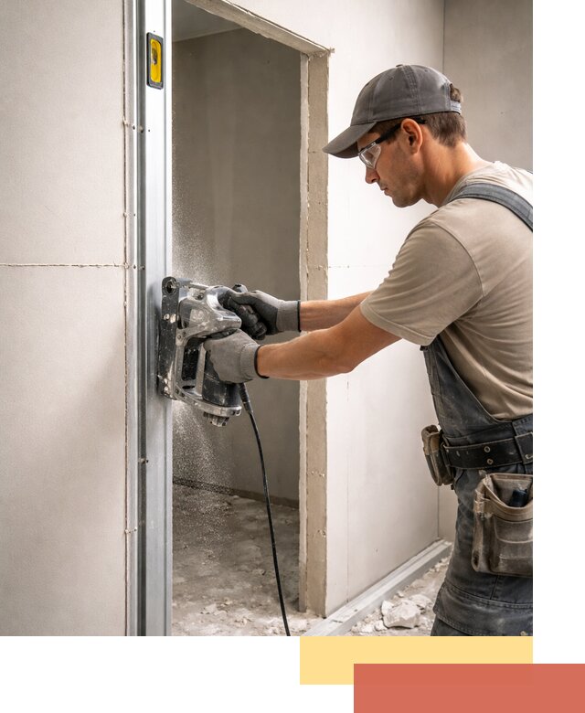 Устройство дверного проема в перегородке в Ярославле