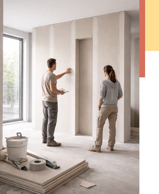 Зонирующая перегородка из гипсокартона в Ярославле от 2875 руб. под ключ | ОТДЕЛОЧНИК-Рсл