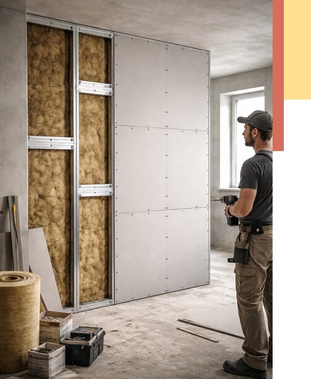 Усиленная перегородка под навеску в Ярославле от 13143 руб. — монтаж под ключ | ОТДЕЛОЧНИК-Рсл