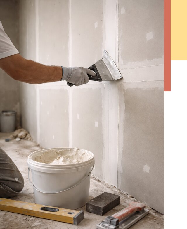 Шпаклевка перегородок из гипсокартона в Ярославле от 2567 руб. — услуги ОТДЕЛОЧНИК-Рсл