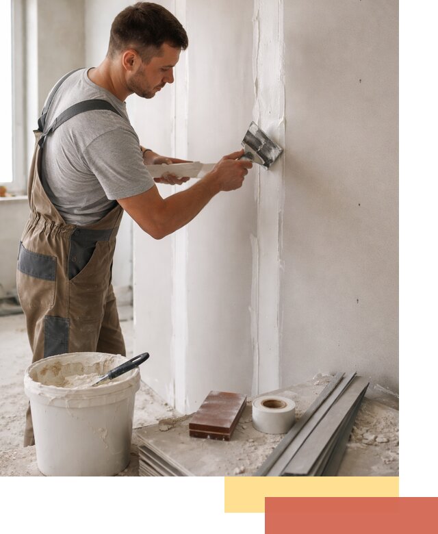 Шпаклевка перегородок из гипсокартона в Ярославле качественно и быстро