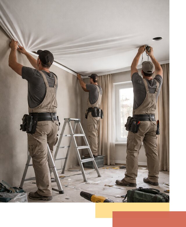 Монтаж матового натяжного потолка в Ярославле качественно и быстро