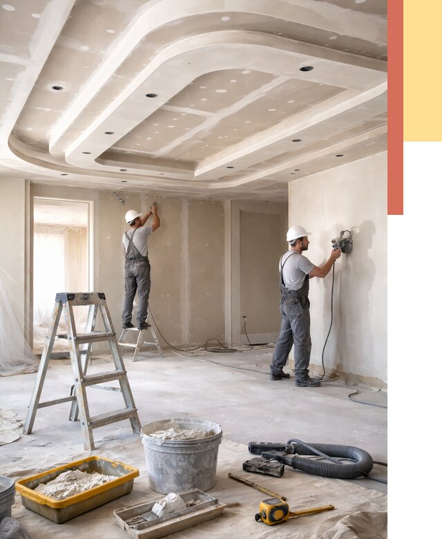 Многоуровневый потолок из гипсокартона в Ярославле от 770 руб. под ключ | ОТДЕЛОЧНИК-Рсл