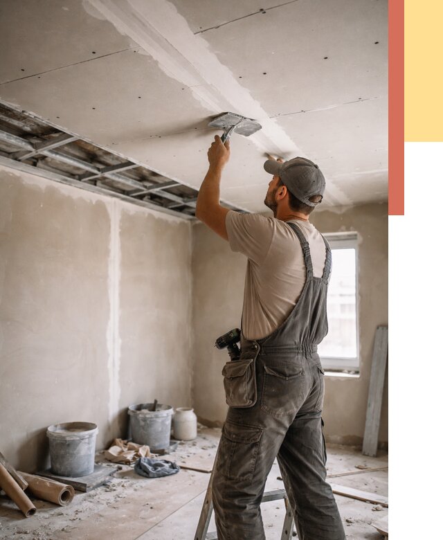 Ремонт потолка из гипсокартона в Ярославле от 667 руб./м² — быстро и недорого | ОТДЕЛОЧНИК-Рсл