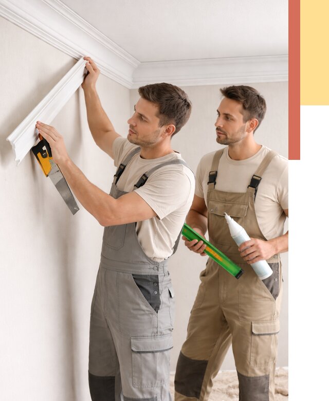 Монтаж потолочного плинтуса в Ярославле от 2362 руб. — быстро и недорого | ОТДЕЛОЧНИК-Рсл