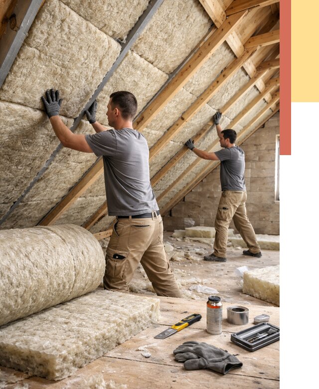 Утепление потолка минватой в Ярославле от 1489 руб. — быстро и недорого | ОТДЕЛОЧНИК-Рсл