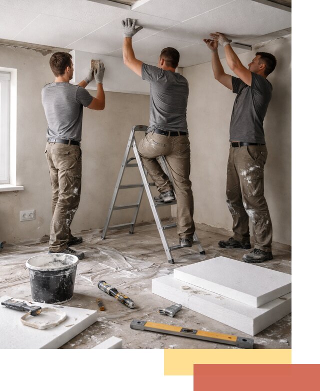 Утепление потолка пенопластом в Ярославле быстро и качественно